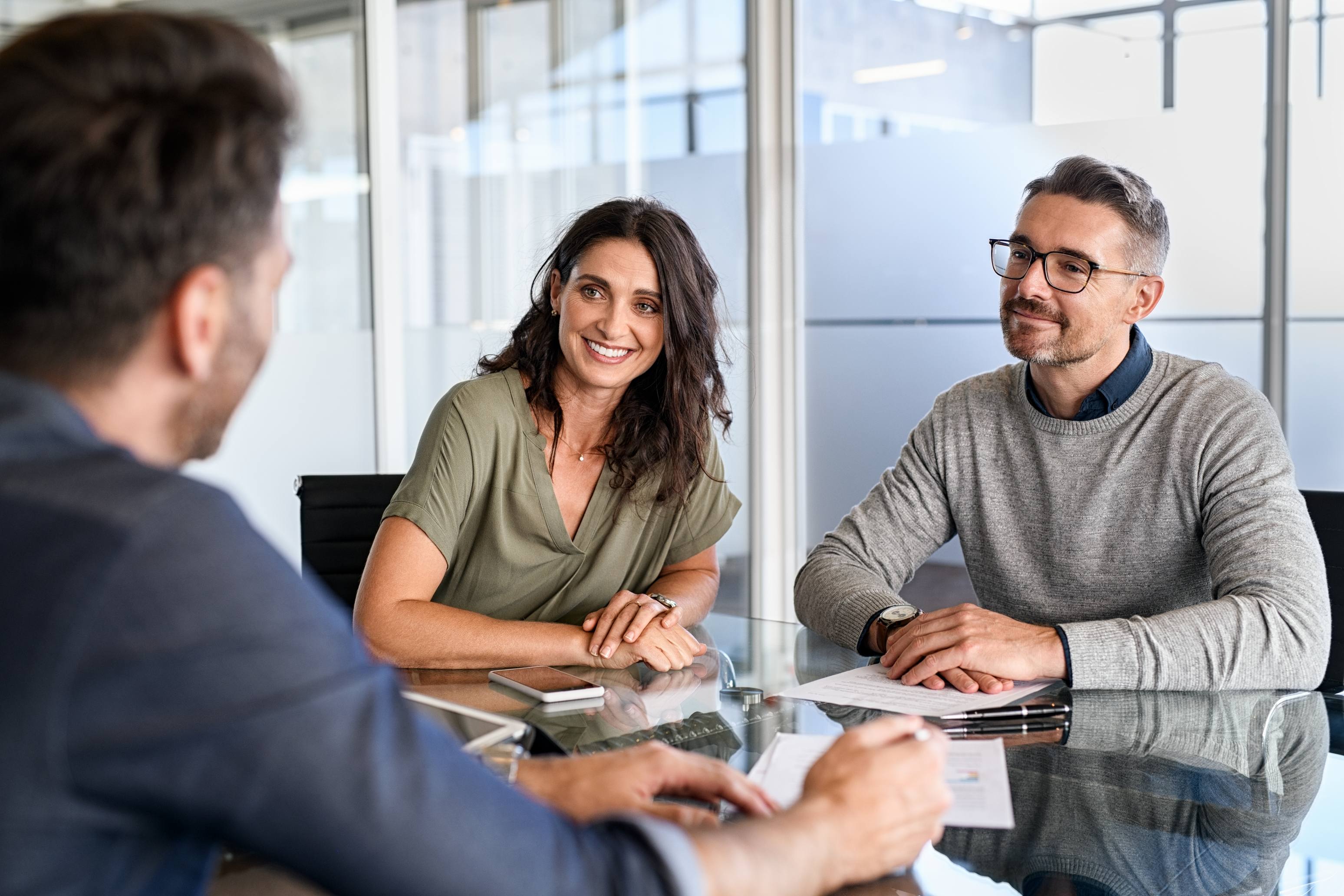 Small office meeting