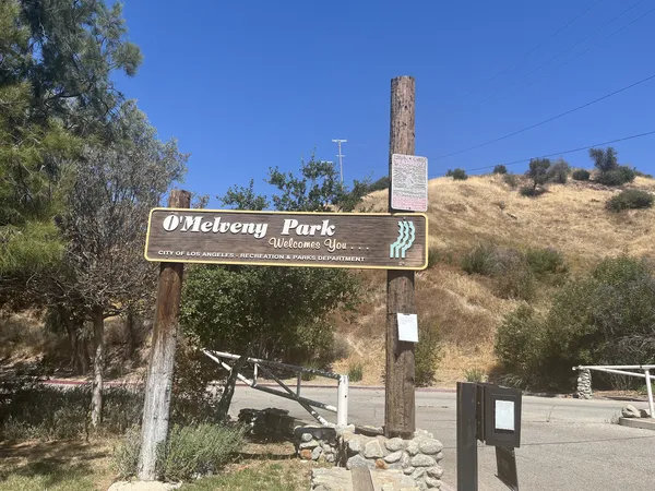 O'Melveny Park entrance, Granada Hills CA