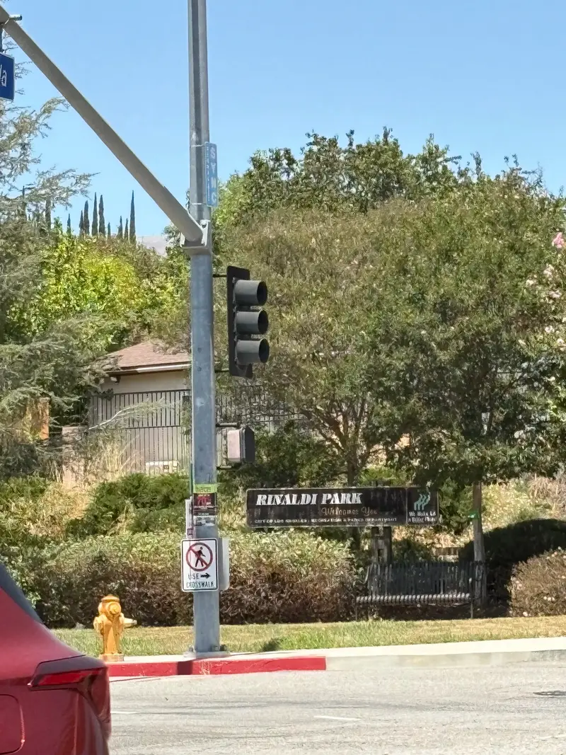 Rinaldi Park entrance, Porter Ranch CA